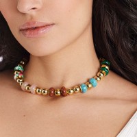 Vorschau: Juliana - Halskette - 24k vergoldet