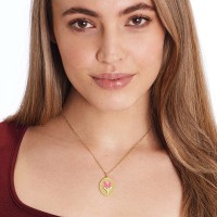 Vorschau: Tulip - Halskette - 18k vergoldet