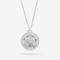 Vorschau: Zodiac Cancer Medallion Silver - Halsketten - Silber