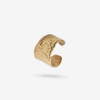 Vorschau: Leaf Ear Cuff - Earcuff - 24k vergoldet